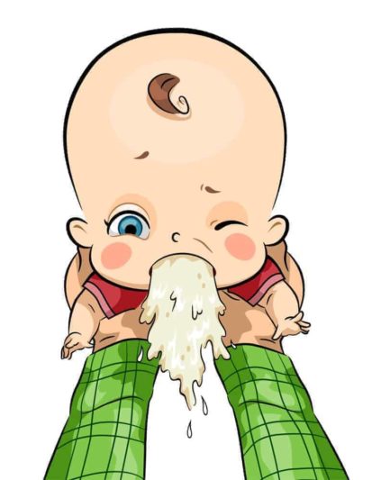 Chăm sóc trẻ sơ sinh bị nôn trớ