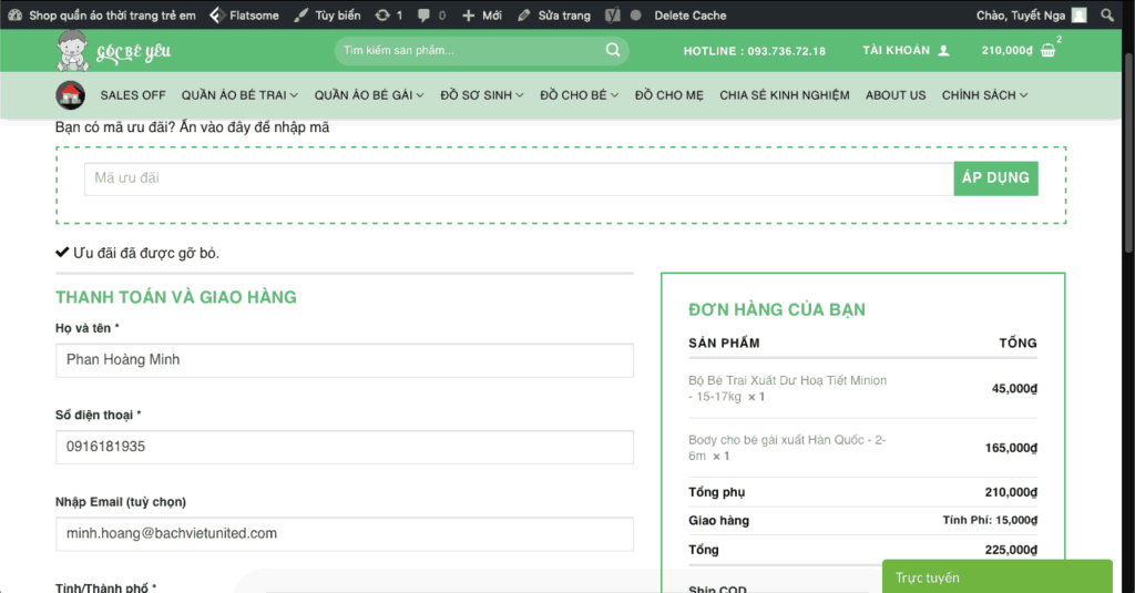 Góc Bé Yêu – Shop Bách Hóa Mẹ Và Bé Tại TPHCM