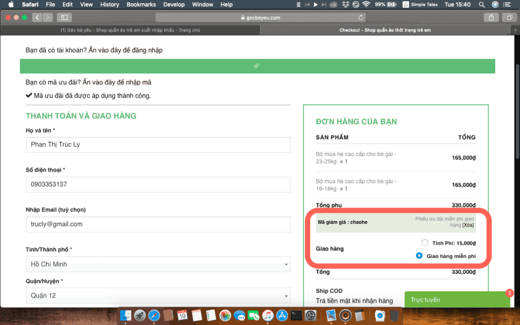 Shop quần áo thời trang trẻ em cao cấp Hàn Quốc góc bé yêu