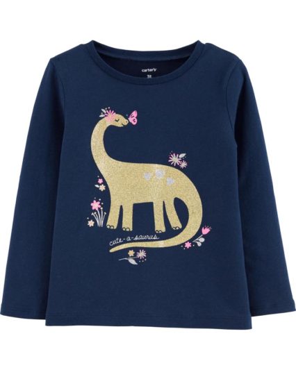 Áo thun dài tay bé gái