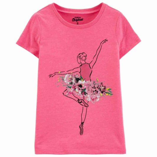 Áo thun bé gái xinh xắn