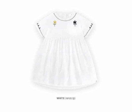 Đầm màu trắng xuất khẩu cao cấp