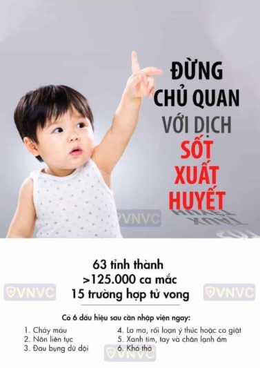 Dấu hiệu sốt xuất huyết ở trẻ em