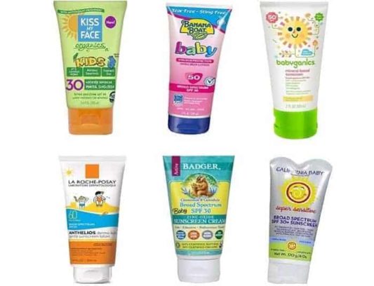 Kem chống nắng trẻ em