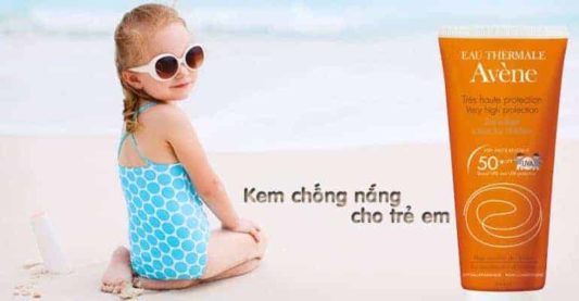 Kem chống nắng cho trẻ có tốt