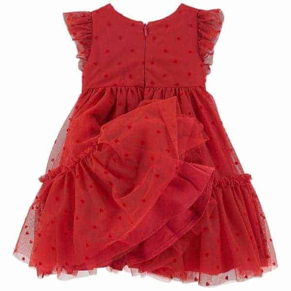 Đầm đỏ dạ hội cho bé gái đính ngôi sao cho bé  Honikids