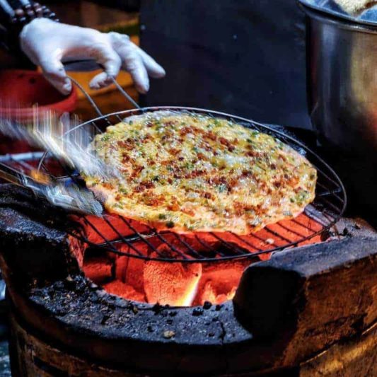 Bánh tráng nướng/trộn Đà Lạt