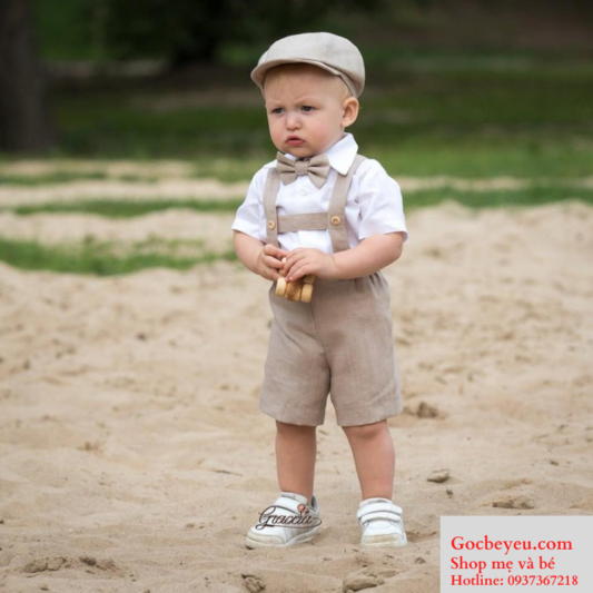 Áo gile phao bé trai