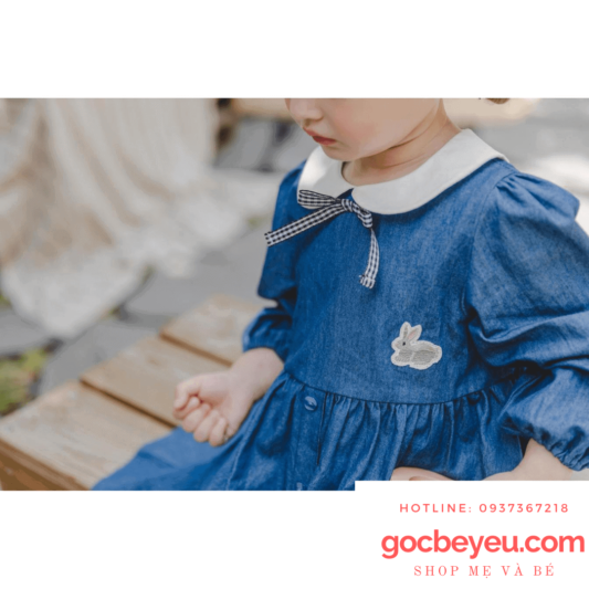 Đầm bé gái cao cấp xinh xắn Bebezoo Hàn Quốc