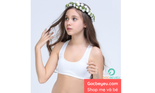 Áo lá cho bé gái