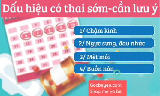 6 dấu hiệu có thai sớm nhất khi chưa đến kỳ kinh