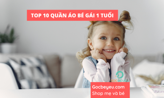 Top 10 set đồ sành điệu cho bé gái 1 tuổi