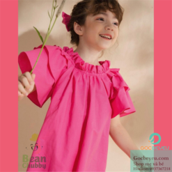 Đầm cao cấp cho bé gái 1 đến 10 tuổi (màu hồng)