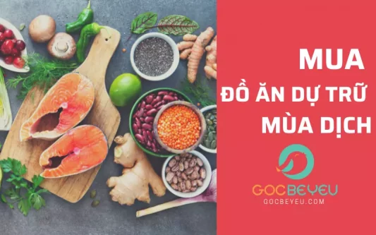 mua đồ ăn dự trữ mùa dịch