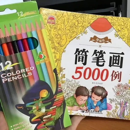 Quyển sách tô màu 5000 hình cho bé tập tô màu