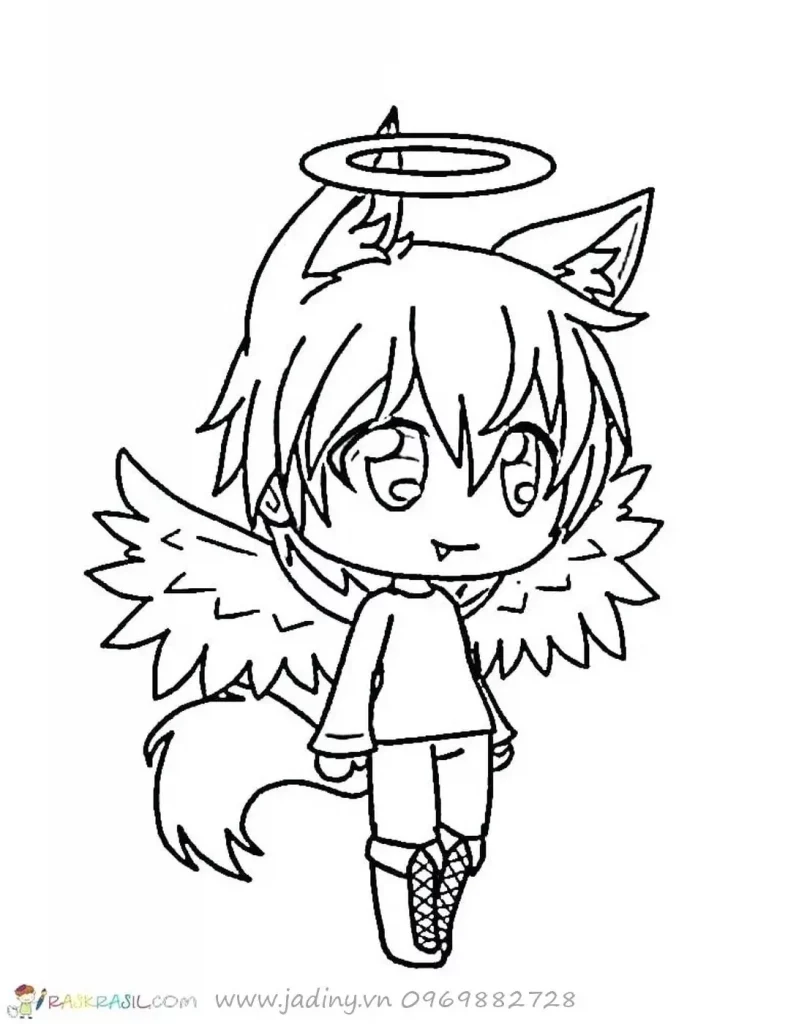 Hé lộ 60 tranh tô màu Gacha Life miễn phí cho các bé 6 %TITLE % Góc Bé Yêu - Shop Bách Hóa Mẹ Và Bé Tại TPHCM