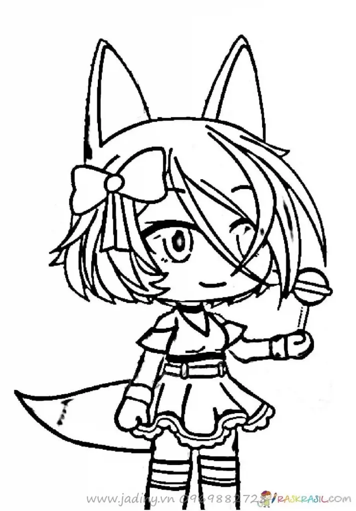 Hé lộ 60 tranh tô màu Gacha Life miễn phí cho các bé 19 %TITLE % Góc Bé Yêu - Shop Bách Hóa Mẹ Và Bé Tại TPHCM