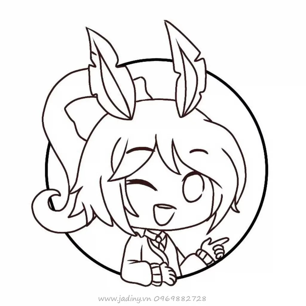 Hé lộ 60 tranh tô màu Gacha Life miễn phí cho các bé 21 %TITLE % Góc Bé Yêu - Shop Bách Hóa Mẹ Và Bé Tại TPHCM