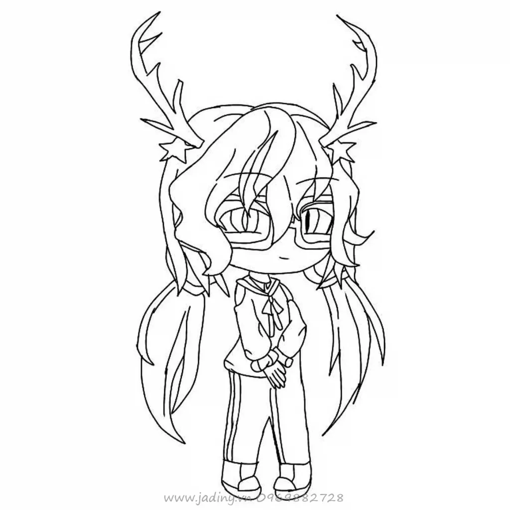 Hé lộ 60 tranh tô màu Gacha Life miễn phí cho các bé 22 %TITLE % Góc Bé Yêu - Shop Bách Hóa Mẹ Và Bé Tại TPHCM