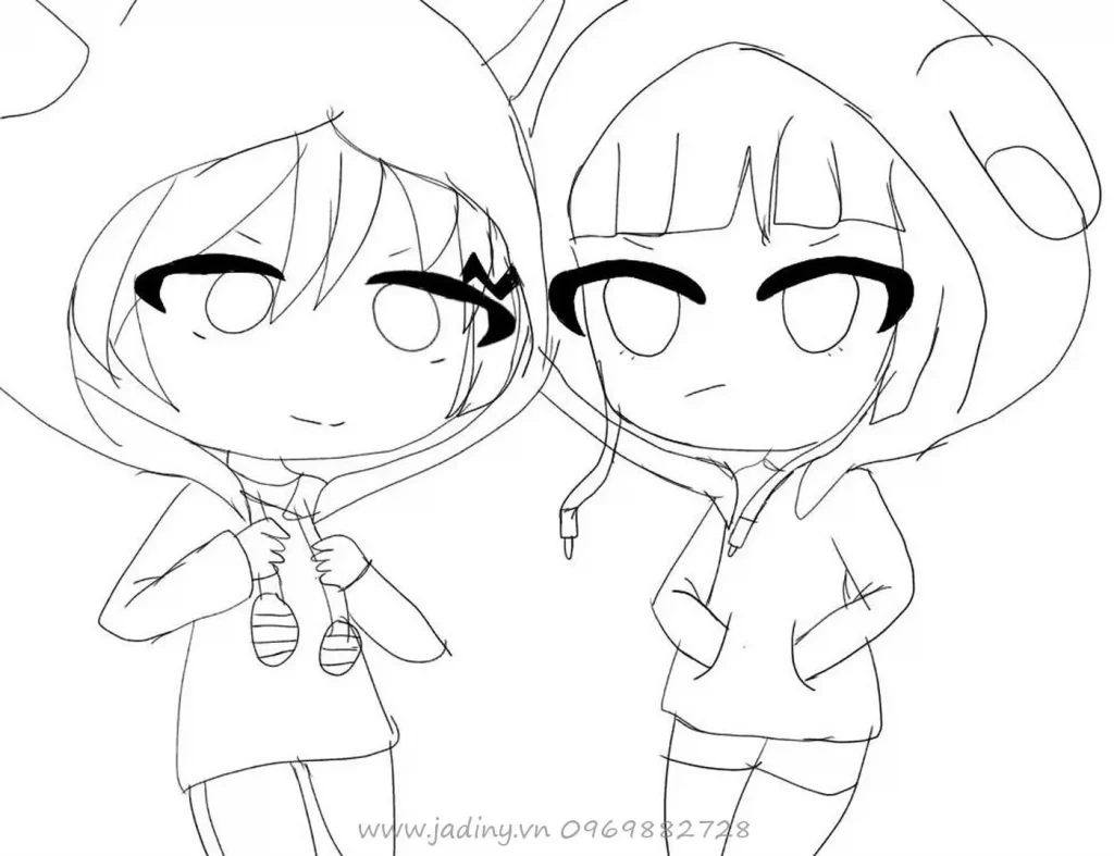 Hé lộ 60 tranh tô màu Gacha Life miễn phí cho các bé 24 %TITLE % Góc Bé Yêu - Shop Bách Hóa Mẹ Và Bé Tại TPHCM