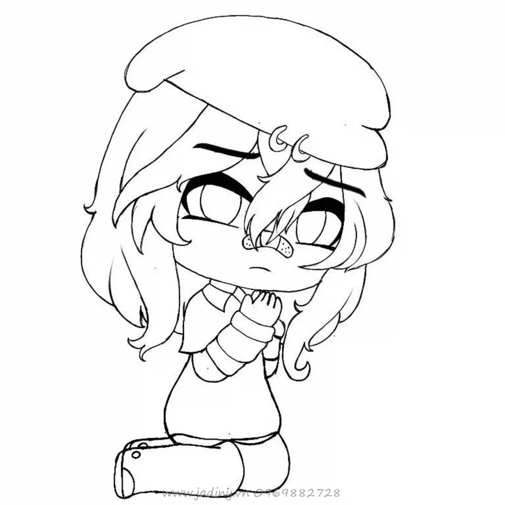 Hé lộ 60 tranh tô màu Gacha Life miễn phí cho các bé 25 %TITLE % Góc Bé Yêu - Shop Bách Hóa Mẹ Và Bé Tại TPHCM