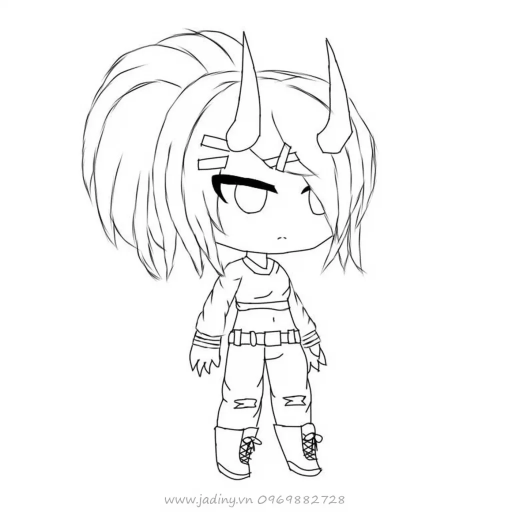 Hé lộ 60 tranh tô màu Gacha Life miễn phí cho các bé 28 %TITLE % Góc Bé Yêu - Shop Bách Hóa Mẹ Và Bé Tại TPHCM