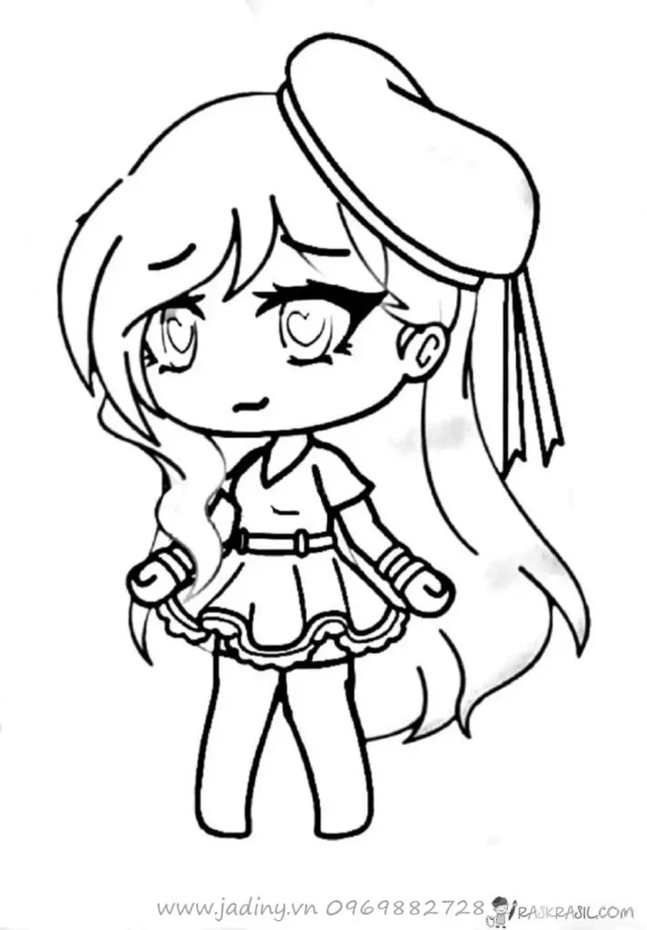 Hé lộ 60 tranh tô màu Gacha Life miễn phí cho các bé 29 %TITLE % Góc Bé Yêu - Shop Bách Hóa Mẹ Và Bé Tại TPHCM