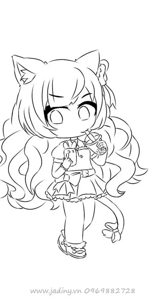 Hé lộ 60 tranh tô màu Gacha Life miễn phí cho các bé 31 %TITLE % Góc Bé Yêu - Shop Bách Hóa Mẹ Và Bé Tại TPHCM