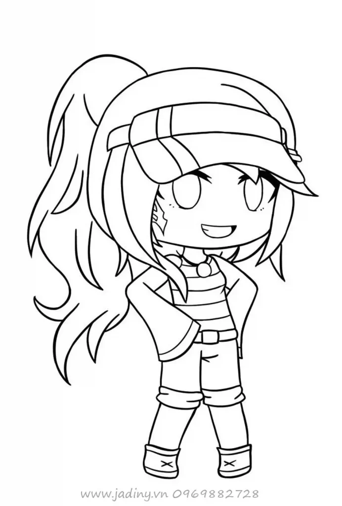 Hé lộ 60 tranh tô màu Gacha Life miễn phí cho các bé 8 %TITLE % Góc Bé Yêu - Shop Bách Hóa Mẹ Và Bé Tại TPHCM