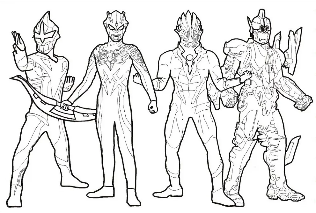 Bộ sưu tập tranh tô màu ultraman cực hot cho bé 15 %TITLE % Góc Bé Yêu - Shop Bách Hóa Mẹ Và Bé Tại TPHCM