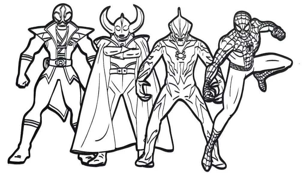 Bộ sưu tập tranh tô màu ultraman cực hot cho bé 17 %TITLE % Góc Bé Yêu - Shop Bách Hóa Mẹ Và Bé Tại TPHCM