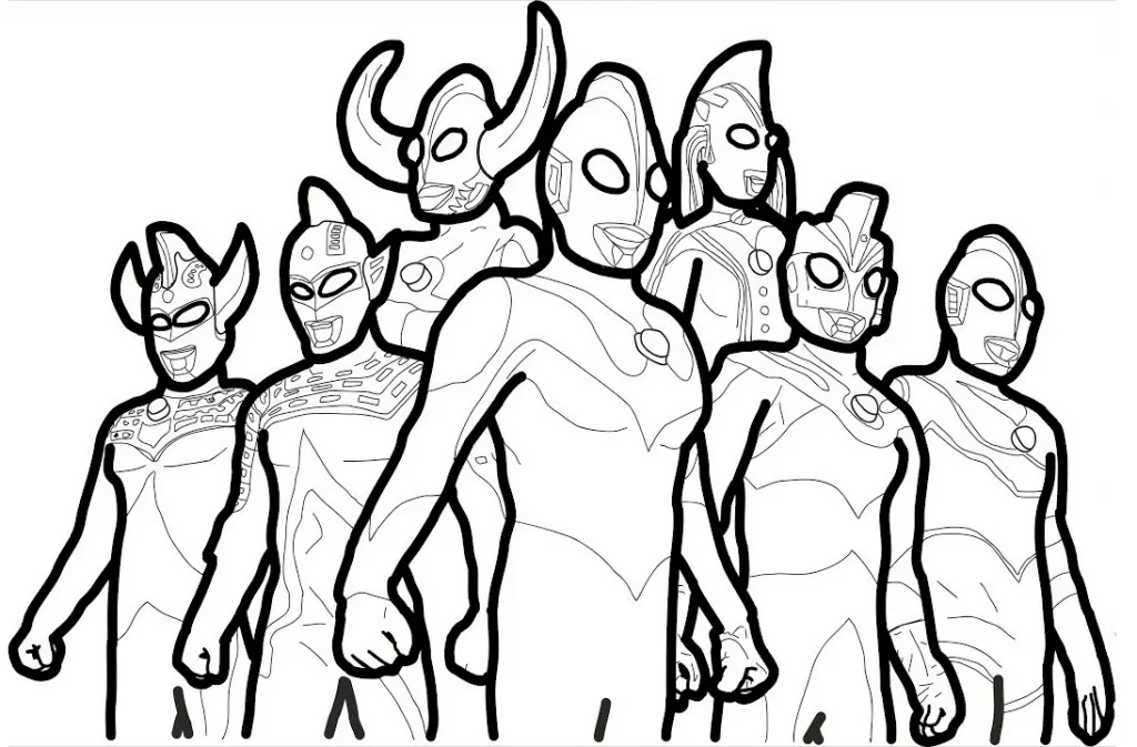 Bộ sưu tập tranh tô màu ultraman cực hot cho bé 18 %TITLE % Góc Bé Yêu - Shop Bách Hóa Mẹ Và Bé Tại TPHCM