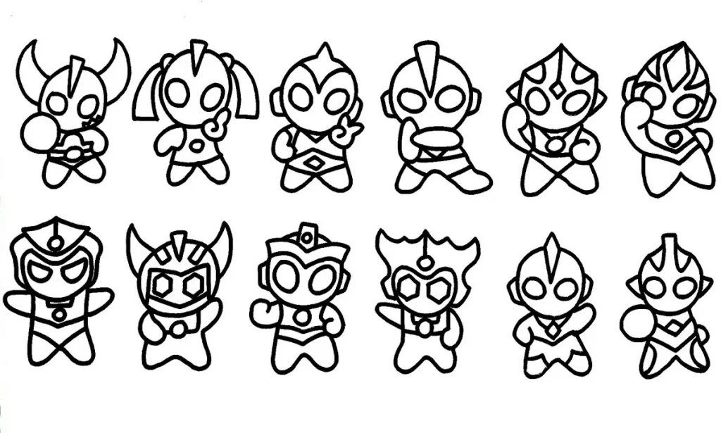 Bộ sưu tập tranh tô màu ultraman cực hot cho bé 20 %TITLE % Góc Bé Yêu - Shop Bách Hóa Mẹ Và Bé Tại TPHCM