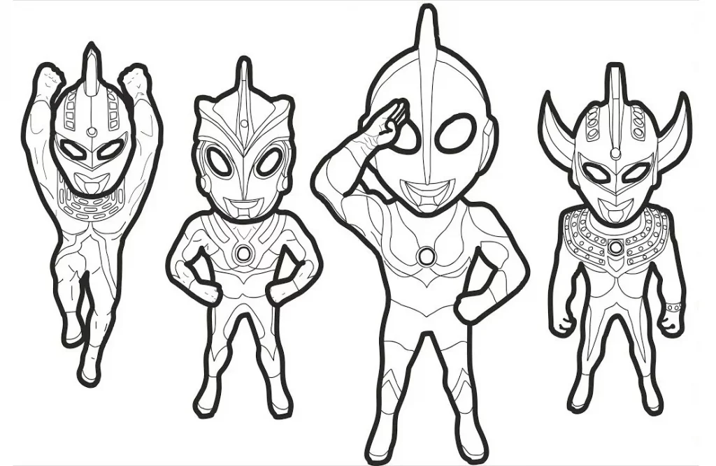 Bộ sưu tập tranh tô màu ultraman cực hot cho bé 25 %TITLE % Góc Bé Yêu - Shop Bách Hóa Mẹ Và Bé Tại TPHCM