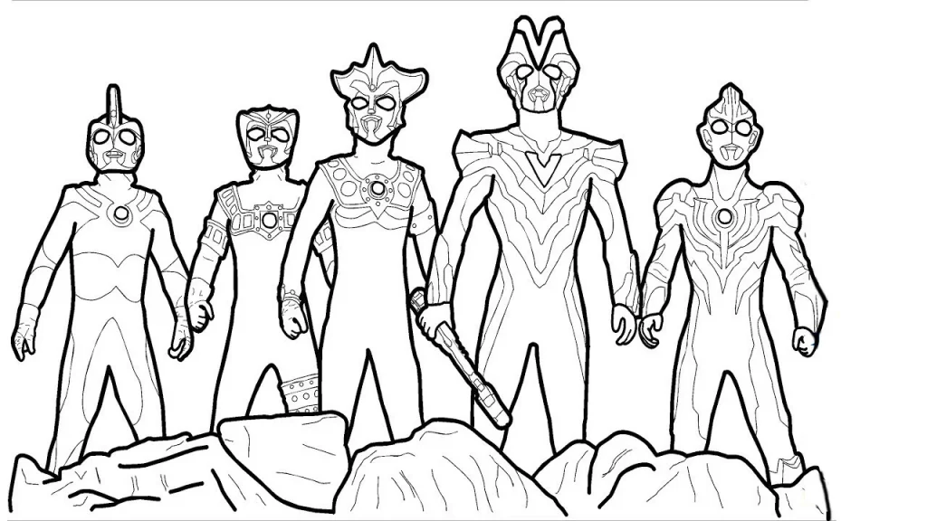 Bộ sưu tập tranh tô màu ultraman cực hot cho bé 8 %TITLE % Góc Bé Yêu - Shop Bách Hóa Mẹ Và Bé Tại TPHCM