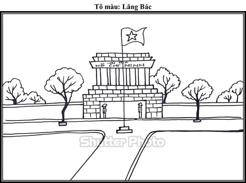 Vẽ Lăng Bác Hồ Drawing Ho Chi Minh Mausoleum  YouTube