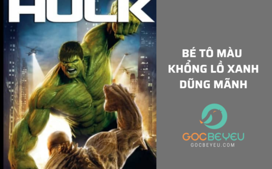 Bé tô màu khổng lồ xanh dũng mãnh
