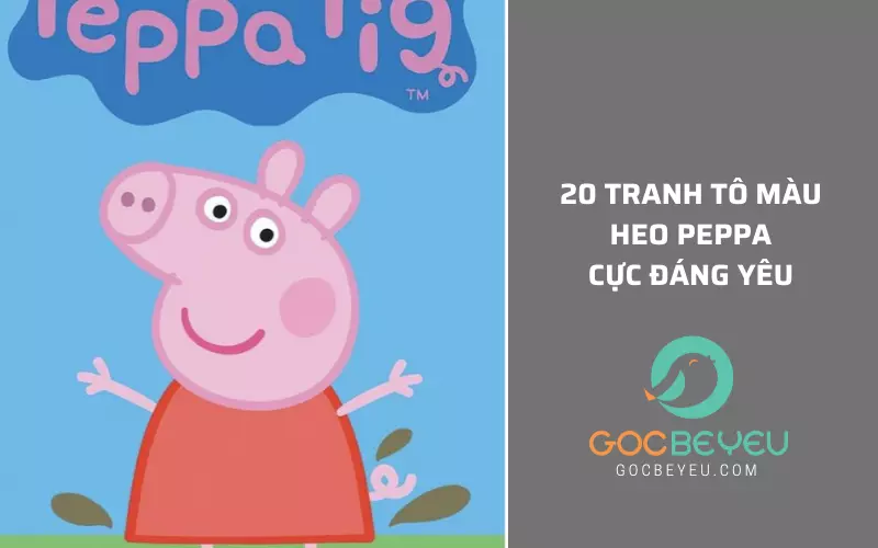 Heo Peppa Pig cho bé vẽ và tô màu, George bị mẹ đuổi | Peppa Pig Drawing  and Coloring for Kid - YouTube