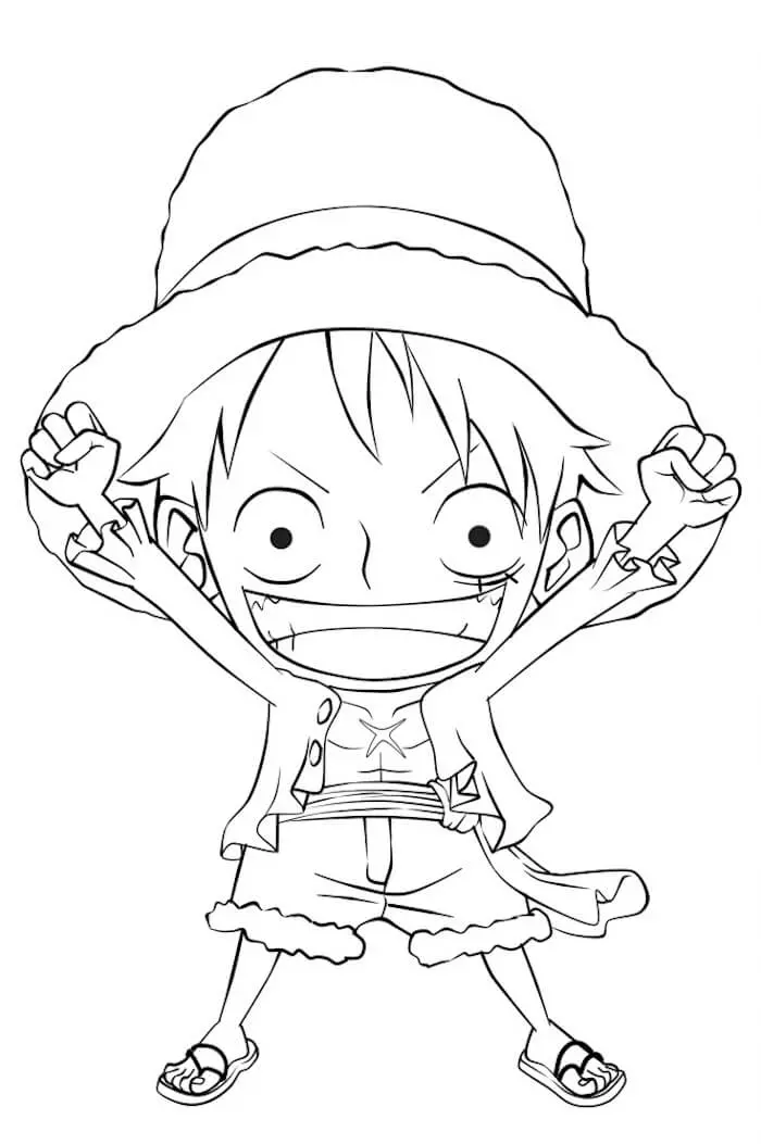 Tranh tô màu One Piece