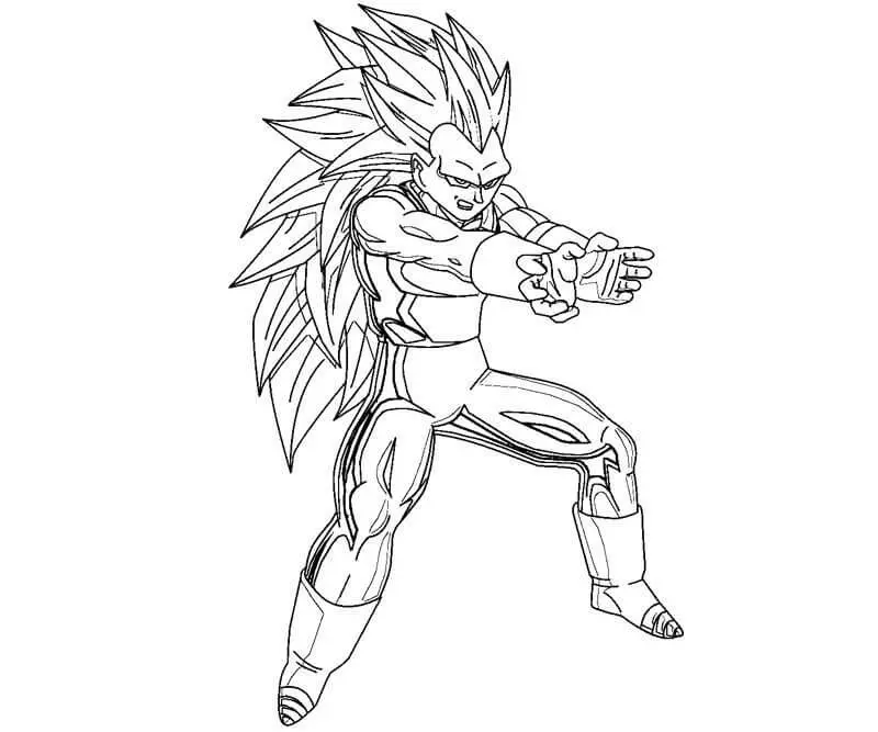 Vegito Coloring Pages  Coloring Home